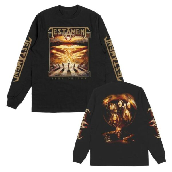 Testament Store Merch Para Bellum Black Long Sleeve