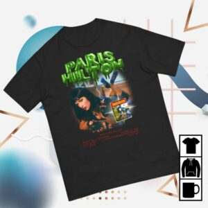 Paris Hilton Store Merch Mia Wallace Halloween Black Tee