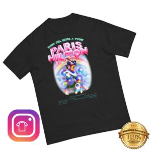 Paris Hilton Store Merch Rainbow Brite Halloween Tee