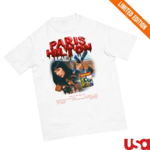 Paris Hilton Store Merch Mia Wallace Halloween White Tee