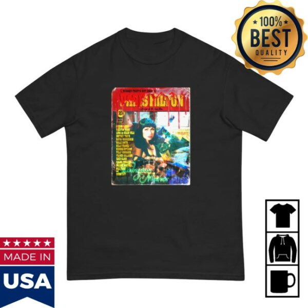 Paris Hilton Store Merch Pulp Fiction Poster Halloween Tee