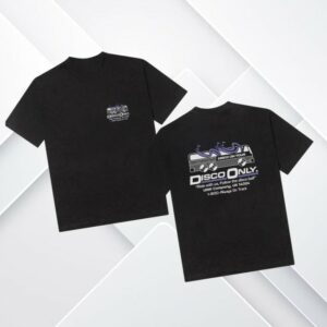 Unikclothing Store Merch Disco Only ‘On Tour’ Black Tee