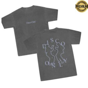 Unikclothing Store Merch Disco Only Dancing Together Vintage Washed Black Tee