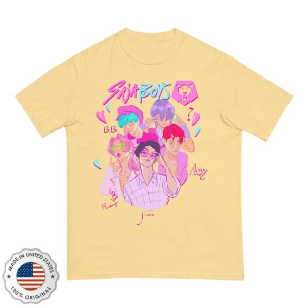 Cinemark Store Merch Kpop Demon Hunters Saja Boys Comfort Colors T-Shirt