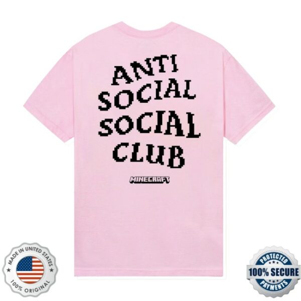 Anti Social Social Club Store Merch Assc X Minecraft Pixel Logo Tee