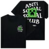 kenny anti social social club store merch assc x minecraft creeper head logo tee sf