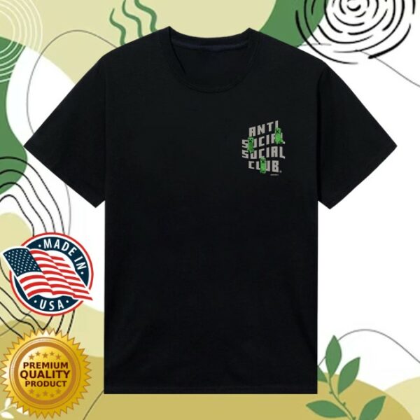 Anti Social Social Club Store Merch Assc X Minecraft Creeper Logo Tee