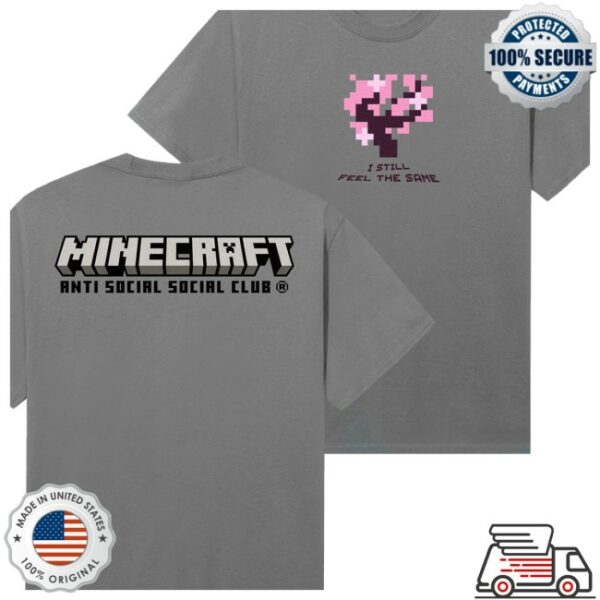 Anti Social Social Club Store Merch Assc X Minecraft I Still Feel The Same Tee