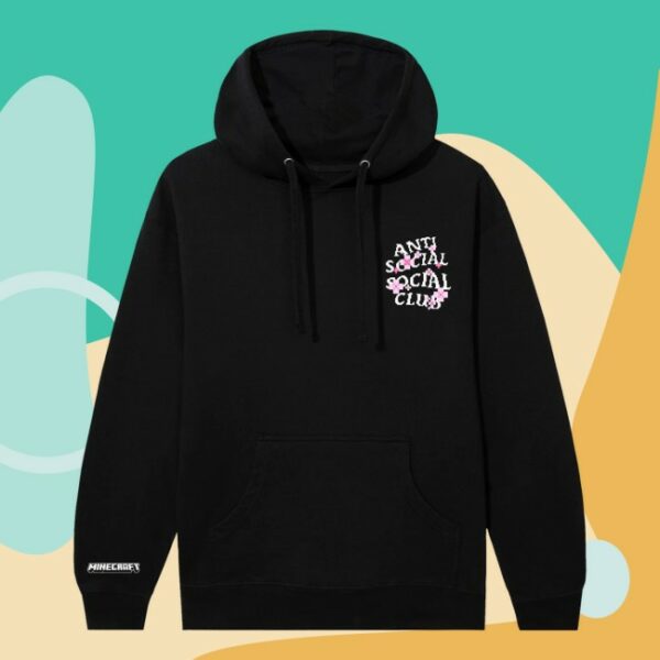 Anti Social Social Club Store Merch Assc X Minecraft Cherry Blossom Hoodie