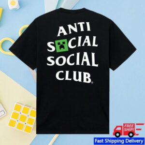 Anti Social Social Club Store Merch Assc X Minecraft Food Tee