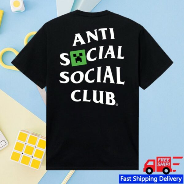 Anti Social Social Club Store Merch Assc X Minecraft Food Tee