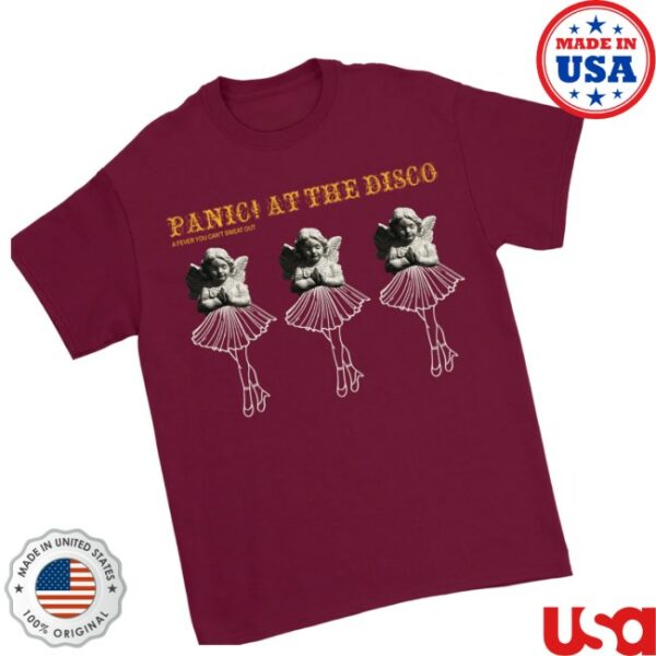 Panic! At The Disco Store Merch Maroon Ballerina Angel Tee