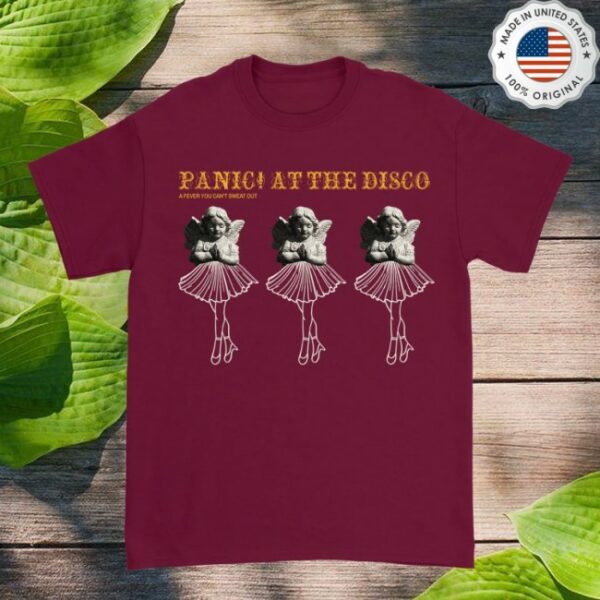 Panic! At The Disco Store Merch Maroon Ballerina Angel Tee