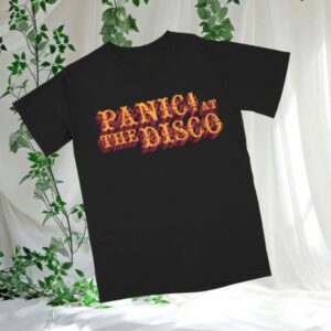 Panic! At The Disco Store Merch Black Logo Tee