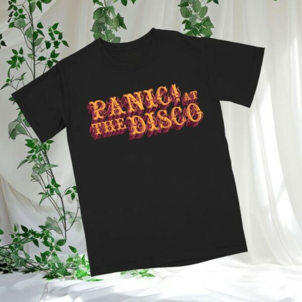 Panic! At The Disco Store Merch Black Logo Tee