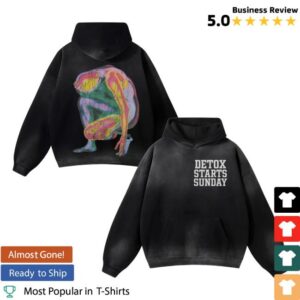 Change Store Merch Detox Starts Sunday Hoodie