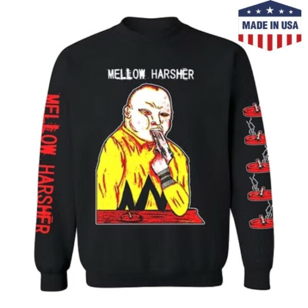 Shattered Dreams Productions Store Merch Mellow Harsher Served Cold Crewneck Sweatshirt