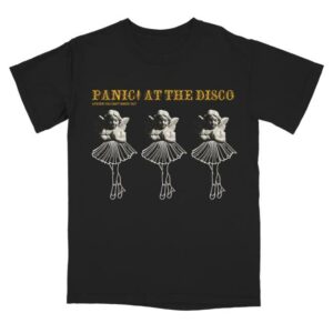 Panic At The Disco Merch Store Black Ballerina Angel Tee