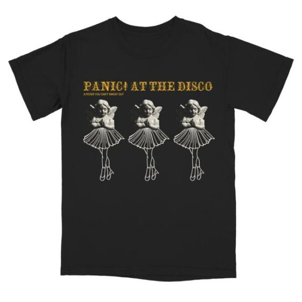 Panic At The Disco Merch Store Black Ballerina Angel Tee