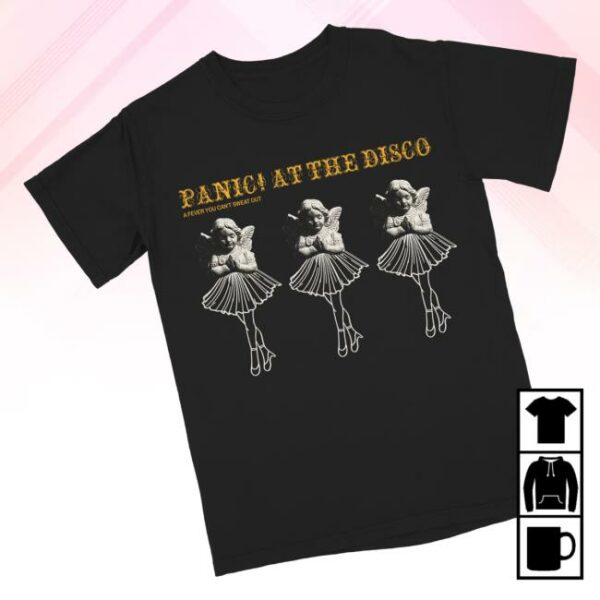 Panic At The Disco Merch Store Black Ballerina Angel Tee