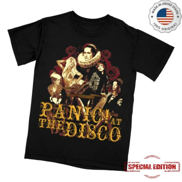 Panic At The Disco Merch Store Cover Group Tee