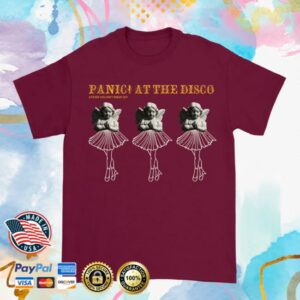 Panic At The Disco Merch Store Maroon Ballerina Angel Tee