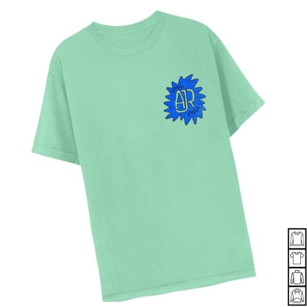 Ajr Store Merch Pocket Burst Logo Tee