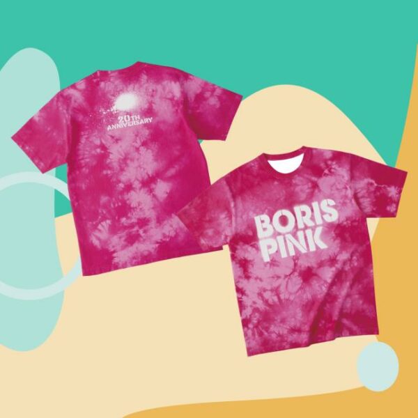 Borisheavyrocks Merch Store Pink 20Th Anniversary T-Shirt