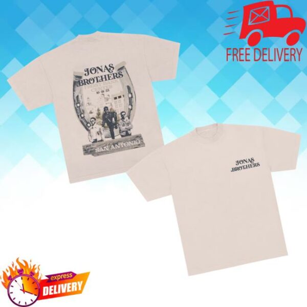 Jonas Brothers Merch Store Greetings From Your Hometown San Antonio Tx Tee