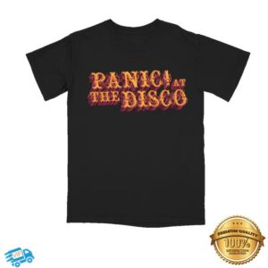 Panicatthedisco Store Merch Black Logo Tee