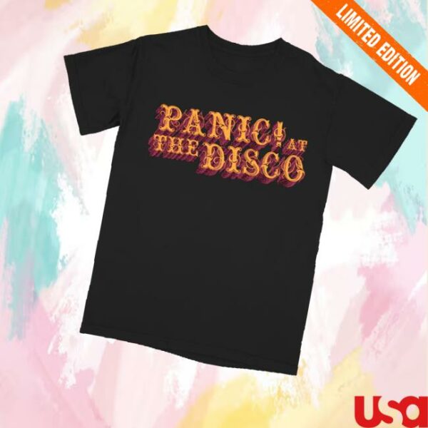 Panicatthedisco Store Merch Black Logo Tee