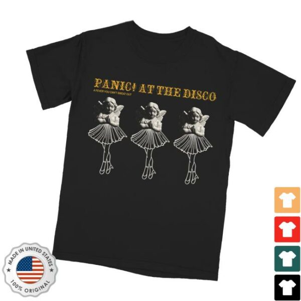 Panicatthedisco Store Merch Black Ballerina Angel Tee