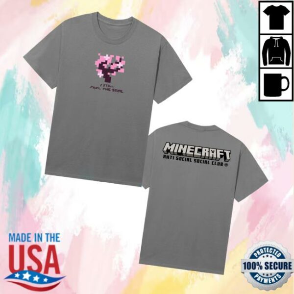 Antisocialsocialclub Merch Store Assc X Minecraft I Still Feel The Same Tee