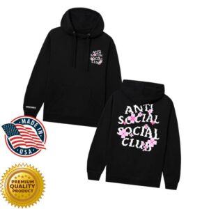 Antisocialsocialclub Merch Store Assc X Minecraft Cherry Blossom Hoodie