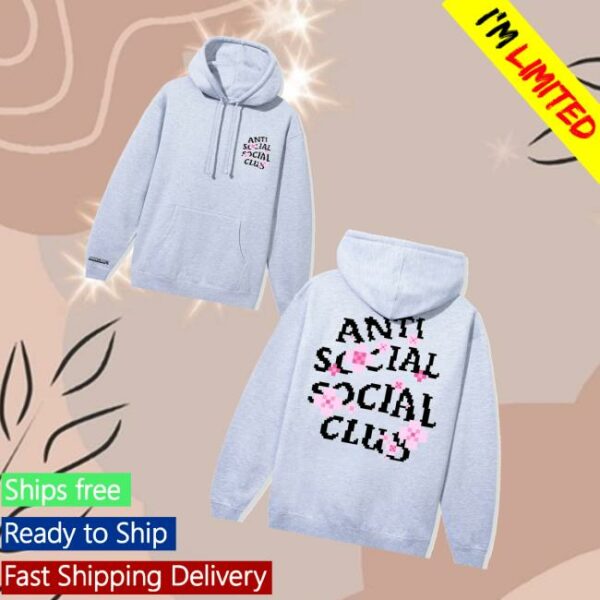 Antisocialsocialclub Merch Store Assc X Minecraft Cherry Blossom Hoodie