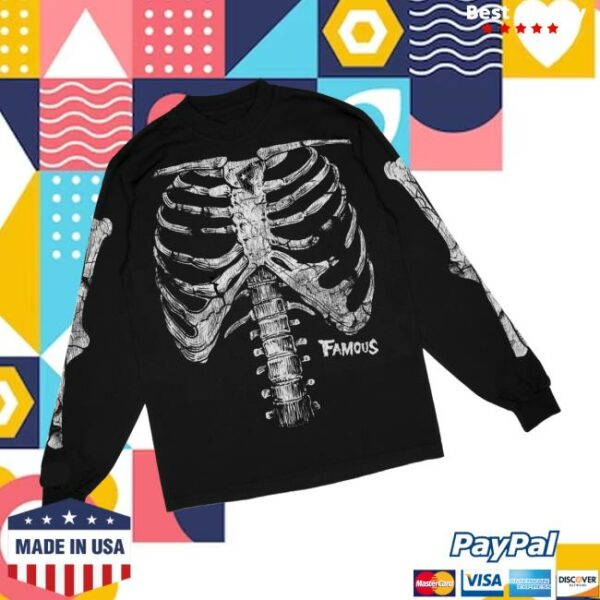 Famous Stars And Straps Merch Store Busted Ribs Long Sleeve Tee