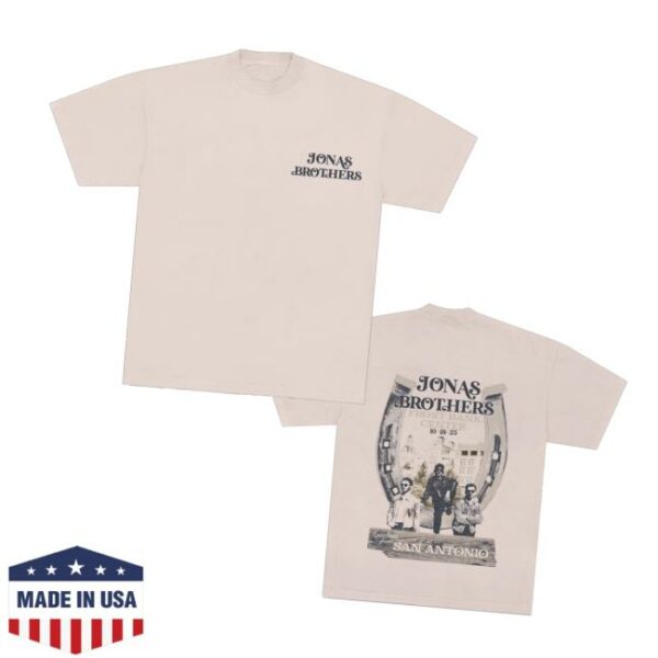 Jonas Brothers Store Merch Greetings From Your Hometown San Antonio Tx Tee