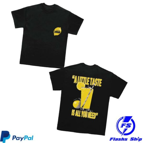 Louis Tomlinson Shop Merch Lemonade Black T-Shirt