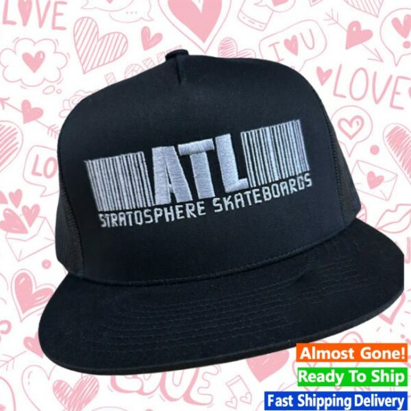 Stratosphere Skateboards Store Merch Stratosphere Barcode Mesh Trucker Hat