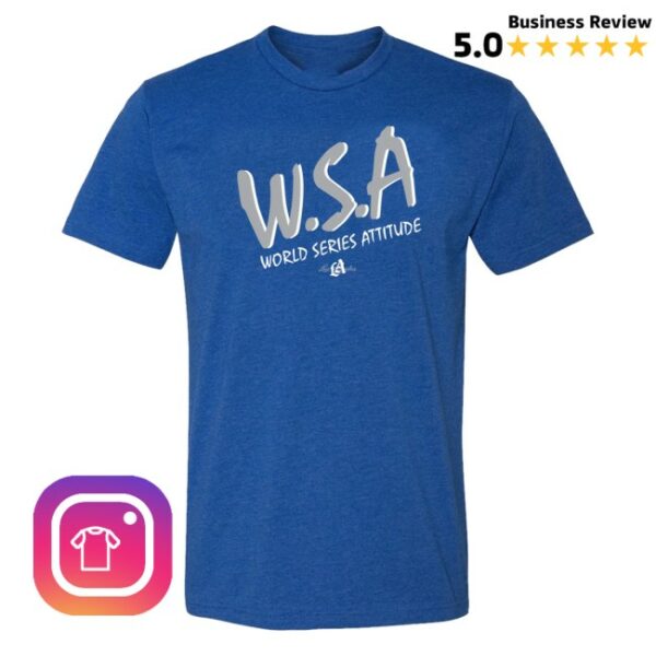 Pantone 294 Store Merch World Series Attitude Royal Blue Tee