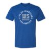 kenny pantone 294 store merch world series bound city of champions royal blue tee