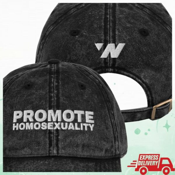 Willie Norris Store Merch Promote Homosexuality Embroidered Cap In Washed