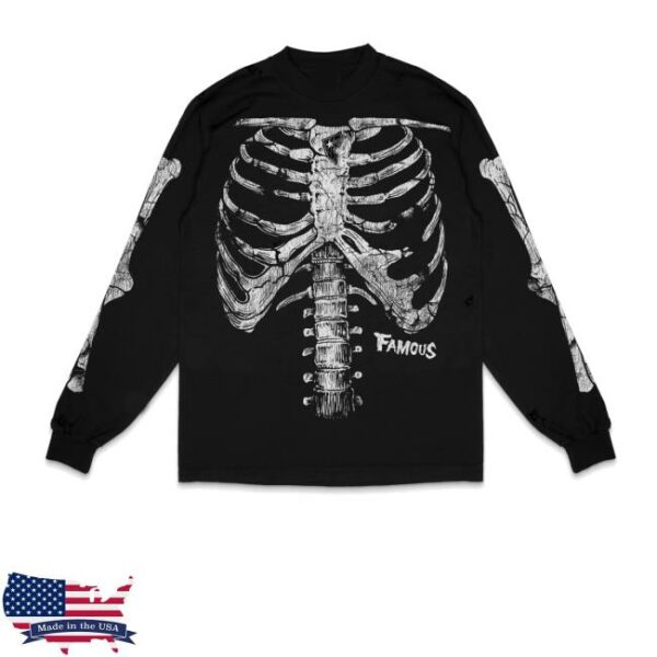 Famous Stars And Straps Merch Store Busted Ribs Long Sleeve Tee