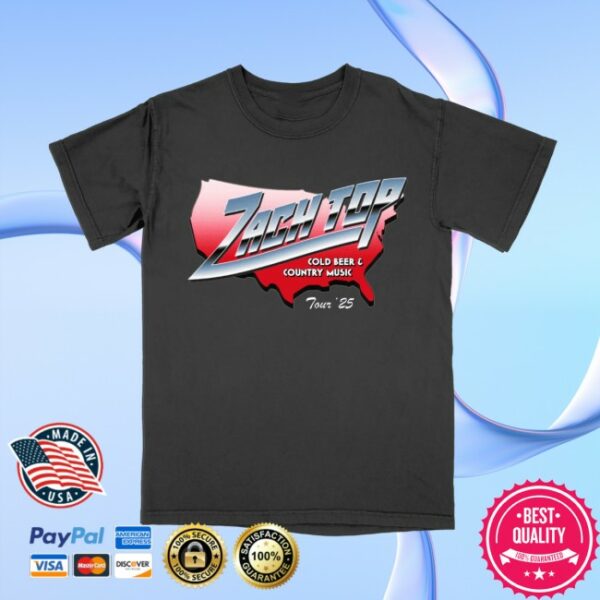 Zach Top Store Merch Usa Tour T-Shirt