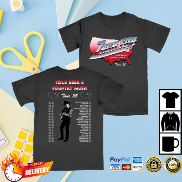 Zach Top Store Merch Usa Tour T-Shirt