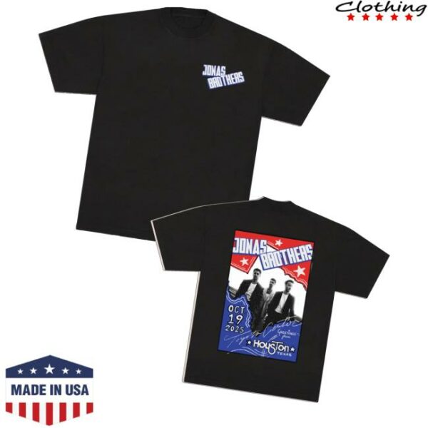Jonas Brothers Shop Merch Greetings From Your Hometown Houston Tx Tee
