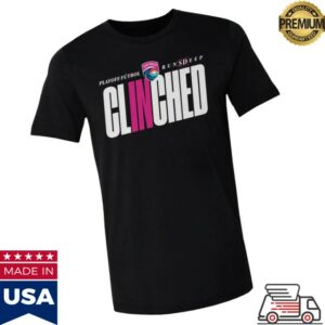 San Diego Wave Fc Store Merch Unisex San Diego Wave Fc 2025 Playoffs Clinched Short Sleeve Tee