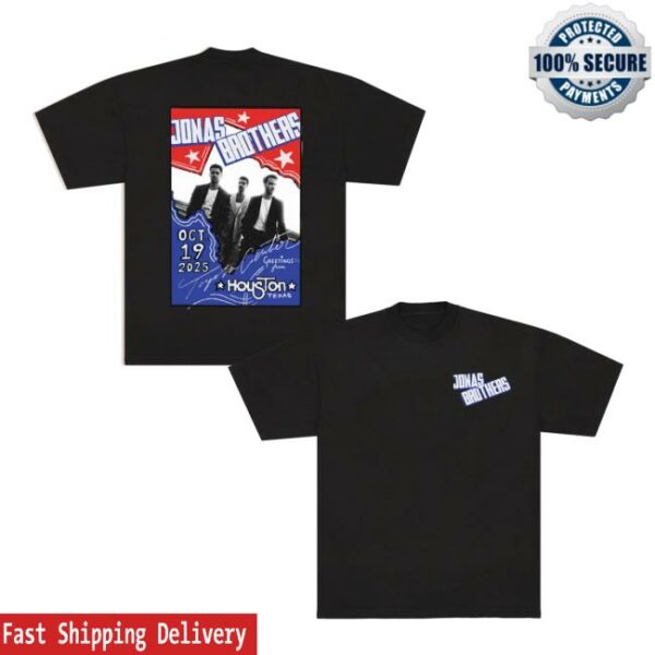 Jonas Brothers Merch Store Greetings From Your Hometown Houston Tx Tee