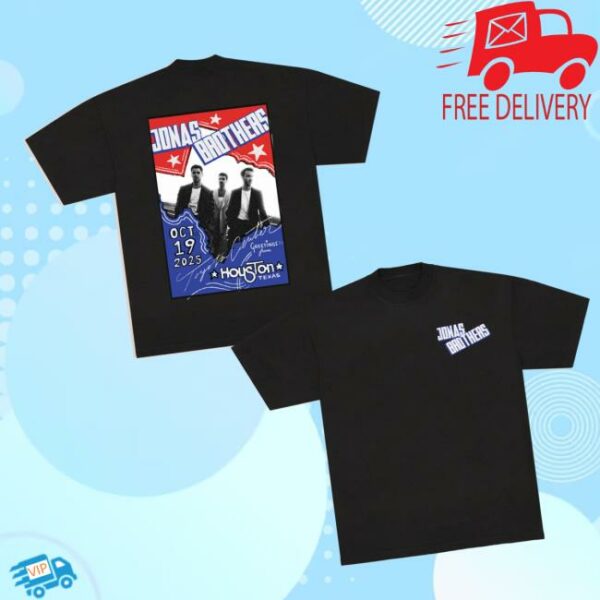 Jonas Brothers Merch Store Greetings From Your Hometown Houston Tx Tee