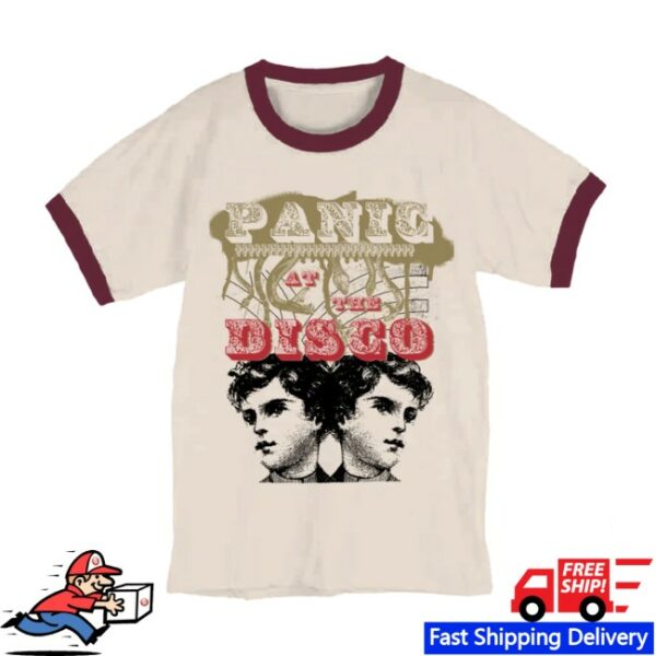 Panic! At The Disco Store Merch Faces Ringer Tee